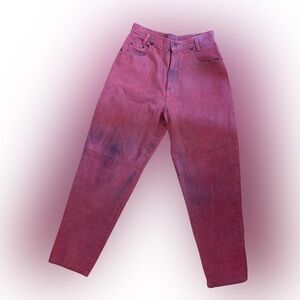 Vintage Style Best American Jeans Red 27x28